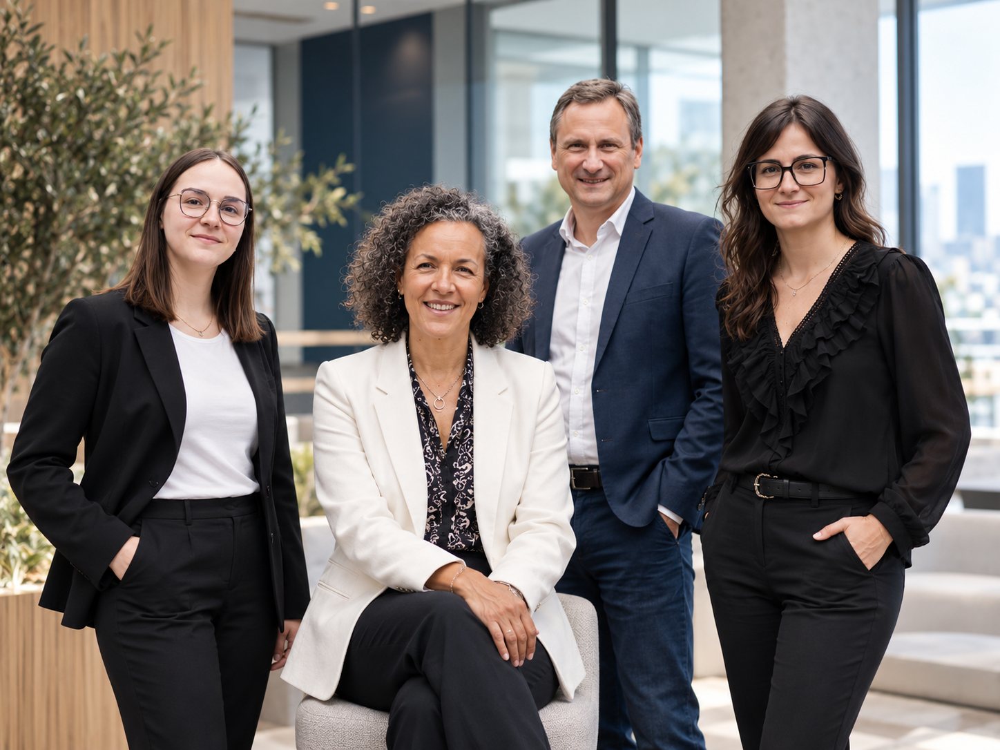 L’équipe de BKB Consultants dans son cabinet de Villefranche-sur-Saône